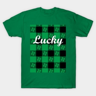 Lucky Clover pattern T-Shirt